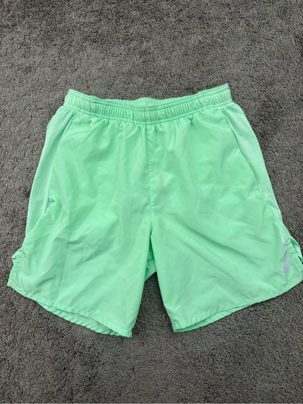 Nike Men's Mint Green Athletic Shorts